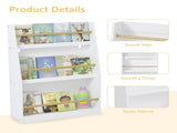 3 Tier Bookshelf for Kids, Wooden Kids Book Rack, Modern Kids Bookcase for Bedroom, Playroom and 55650781