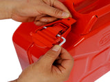 20L US Standard Cold-rolled Plate Petrol Diesel Can Gasoline Bucket with Oil Pipe Red RED 4pcs/set 88681439