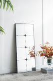 21x47" Traditional Decor Style Rectangle Antique Glass Wall Mirror, Wall Decor for for Bathroom W2078126445