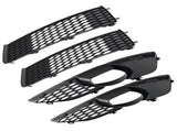Left Right Front Fog Lamp Cover Grille fit for Audi Q7 3.0 4.2L 2010-2015 4L0807698B 56207485