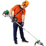 9 in 1 Multi-Functional Trimming Tool, 38CC 4 stroke Garden Tool System with Gas Pole Saw, Hedge W46564151