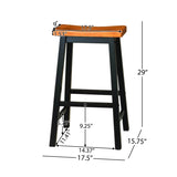 Wood 29" SADDLE STOOL 56484.00WLT