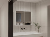Manchester Rectangle Medicine Cabinet with Mirror White B06280343