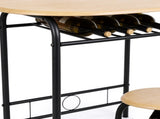 PVC Breakfast Table Chair Plus Version Burlywood 11121292
