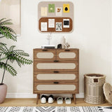 5 Drawer Cabinet, Accent Storage Cabinet, Suitable for Living Room, Bedroom, Dining Room, Study W688137513
