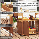 Camping CartGrill CartOutdoor Bar Cart 44467368