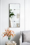 21x47" Traditional Decor Style Rectangle Antique Glass Wall Mirror, Wall Decor for for Bathroom W2078126445