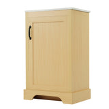 20" Bathroom Vanity with Sink, Bathroom Cabinet with Soft Closing Door, Storage Rack and Adjustable N725P208369D