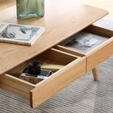 Center table Low Table 100% solid wood Top plate Desk Coffee table Width 100 x Depth 50 x Height 44 W1283121840