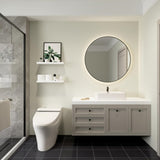 Floating Shelves Wall Mounted Set of 2, Modern White Shelves for Room W2181P194271