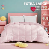 Pink comforter insert, soft and comfortable against the skin, suitable for all seasons, machine 73995774