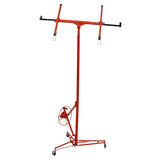 ZNTS Drywall Lift Panel 13' Lift Drywall Panel Hoist Jack Lifter,red W46577210