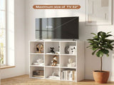 9 Cube Storage Organizer, Open Corner Bookshelf with Removable Back Panels for Living Room Be 30996872