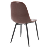 Dining Chairs Set of 2, Upholstered Faux Leather Dining Room Chairs, Modern Kitchen Chairs with W3112P254918