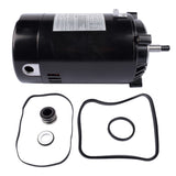 ZNTS UST1072 Round Flange Swimming Pool Pump Motor for Hayward Super, Super II, Max Flow Pumps, Northstar 83424491