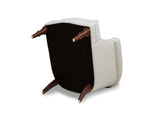 Katherine Tufted Accent Chair Sand Beige Polyester B2719P364404