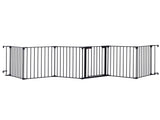 150" Adjustable Safety 6 Panels Play Yard Metal Doorways Fireplace Fence Christmas Tree Fence 98466678