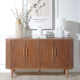 Accent Storage Cabinet, Modern Accent Buffet Cabinet Adjustable Shelves, Freestanding Sideboard W2729P246231