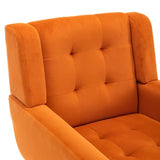 Modern Soft Velvet Material Ergonomics Accent Chair Living Room Chair Bedroom Chair Home Chair With W676P313963