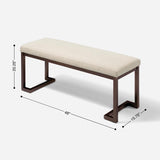 Normsman Pelican Bench - Pearl White W2193134378