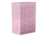 Macaron powder, particleboard with melamine veneer, 66*40*131cm, 52 drawer cabinet, matte gold 69590279