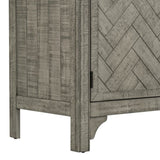 U_Style Designed Storage Cabinet Sideboard with MDFPine veneer , Adjustable Shelves, Suitable for WF531505AAE