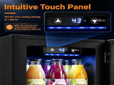 0.6 Cu.Ft Mini Beverage Refrigerator with Digital Touch Control 40&degF-61&degF Adjustable 18712718