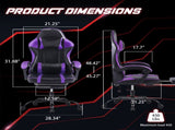 Video Game Chair for Adults, Computer Chair Gaming Chairs for Kids, Adjustable Lumbar Pillow 56154962