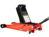 Floor Jack, 4 Ton Low Profile Floor Jack, Heavy-Duty Steel Racing Floor Jack with dual Piston Quick W1239115445