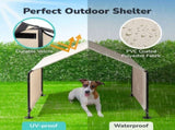 4*4*3.3FT Dog Tent for Large Creamy white 30312718