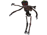 6ft Sound-Activated Halloween Skeleton - Flashing Red Eyes, Spooky Sounds, 4 Poseable Arms Extra 04271762