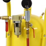 10Gal Pot Sandblaster, 125 Psi Pressure Sand Blasting Complete Kit for Paint, Stain, Rust Removal W46577219