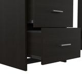 Classic 3 Drawers Writing Desk -Black B20091903