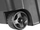 40 Gallon Durable Plastic Storage Tote with Latching Lid and Pull Handle, Black, 2 Pack 51853524