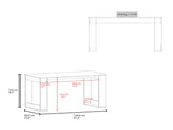 Writing Desk with Ample Workstation and Sturdy Legs B097P296831