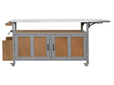 Foldable Outdoor Kitchen Island Patio Mobile Kitchen Cart Portable Outdoor Cooking Island with N719P380279Z