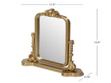 Ornate Tilting Gold Tabletop Mirror 36266996