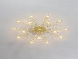 15-Light Chandelier Crystal Ceiling Lamp, 15-Lights Modern Farmhouse Ceiling Ceiling Hanging Light W5008P466522