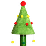 30in Cat Scratching Post with Cat House for Indoor Kitten, Small Cat Tree Tower with Sisal Post and 74062233