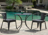 LOURDES 3 PC KD METAL SET 56559.00BLK