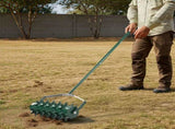 18in Lawn Aerator, Heavy Duty Rolling Aerator Lawn Tool, Manual Lawn Aerator Yard Aerator 00560930