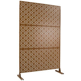 Outdoor & Indoor Privacy Metal Privacy 76" H48" W, Freestanding Decorative Privacy W465P193217