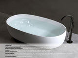 47'' Independent solid surface resin stone bathtub, a modern designed independent bathtub with 11287607