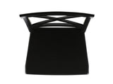 Roshan Farmhouse Acacia Wood Dining Chairs, Black 62888.00BLK