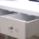 With Light Bulb Single Mirror 5 Drawer Dressing Table White 51281563