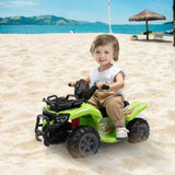 ZNTS 6V Kids Ride-On ATV Car, Powered 4-Wheeler Quad w/ Music Horn USB MP3, 1.9 MPH Max Speed, Electric W2181P190018