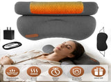 Heated Neck Pillow with 3 Heat Levels, 55D Memory Foam Cervical Pillow for Neck Pain Relief, 30 Mins 34047891