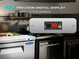 Orikool 48 IN Commercial Refrigerators Sandwich&Salad Prep Table with a Butcher Block Cutting Board, W2095126122