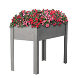 Raised Garden Bed with Legs, Elevated Wooden Planter Box for Outdoor Plants Flowers Fruits Vegetable 47257772