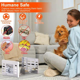 2Pcs Humane Rat Trap Catch and Release Live Mouse Cage Traps with Automatic Continuous Cycle 49485638